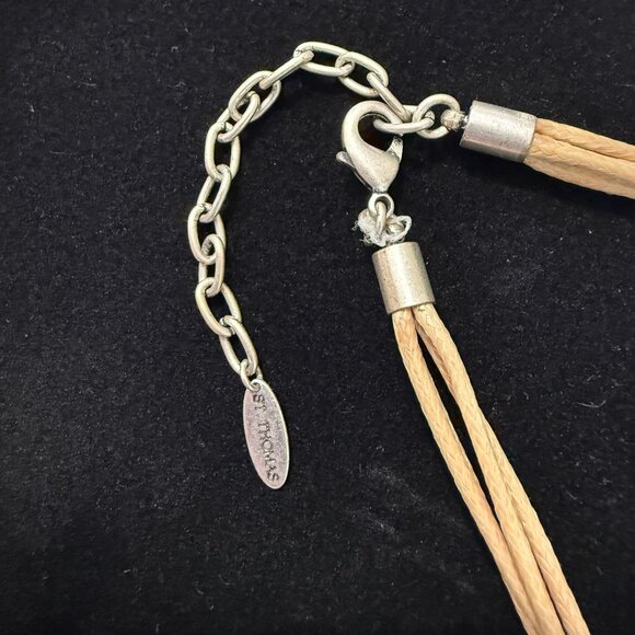 St. Thomas Nautical Themed Necklace Shells Starfish Turquoise Accents Adjustable - Picture 8 of 9